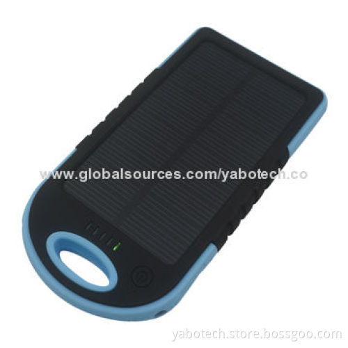 Solar power bank, waterproof/vibration-proof/crush-proof solar mobile phone chargerNew
